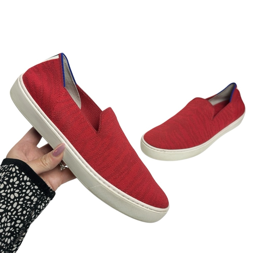 Rothy's Red Slip-On Sneakers
